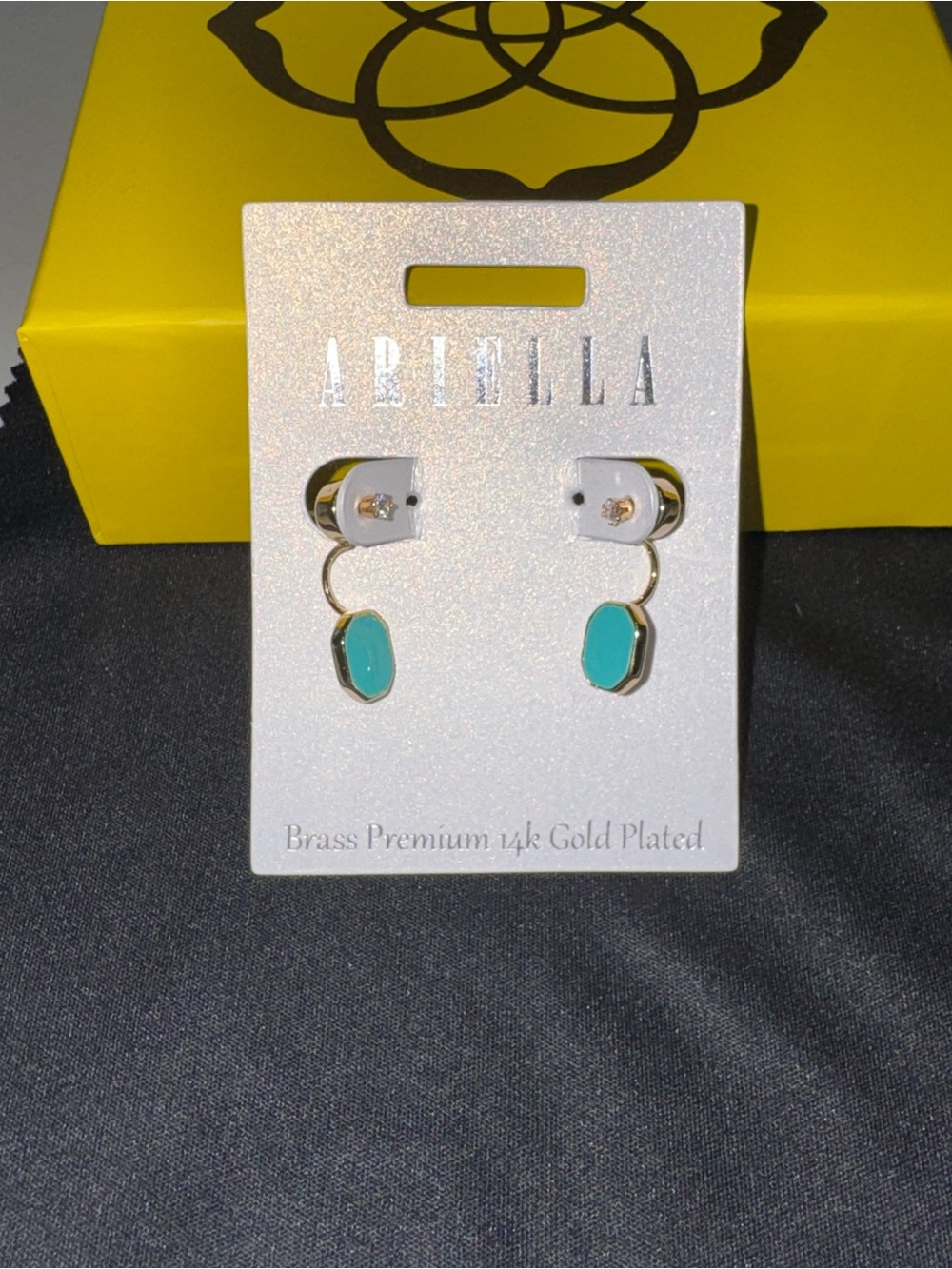 Ariella Turquoise Jacket Earrings NWT